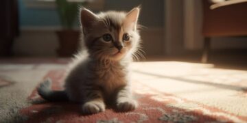 Перші кроки з кошеням: догляд, харчування та турбота